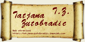 Tatjana Žutobradić vizit kartica